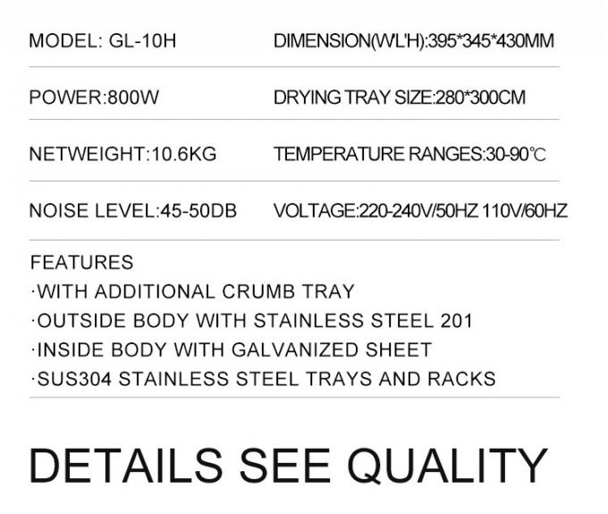 Küchenausstattung Range Glead Kitchen 18 Jahre Erfahrung 180 Kunden weltweit Gewerblicher Backofen 8