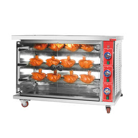 SS-Küche, die Ausrüstungs-Huhnhandelsrotisserie-Ofen-Maschinen-Gas kocht