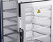 Der elektrische rostfreie Brötchen-Dampfer-Dampf-Kabinett-Nahrungsmittelanzeigen-Dampfer stehlen graue Farbe