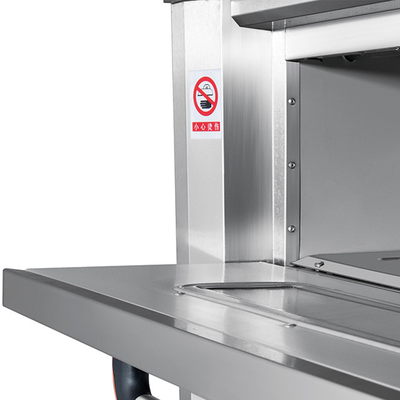 Kombi-Gas-Elektro-Putenkocher mit Heizung, Backmaschine, Bäckerei, Brot, Pizzaofen