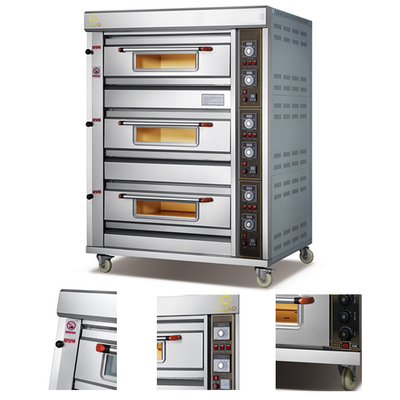 Kommerzielle Backausrüstung mit digitaler Steuerung, Porzellan-Minibäckerei, mobiler Pizzaraucher, Backkuchen, Brotbackofen