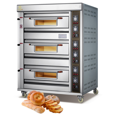 Kommerzielle Backausrüstung mit digitaler Steuerung, Porzellan-Minibäckerei, mobiler Pizzaraucher, Backkuchen, Brotbackofen