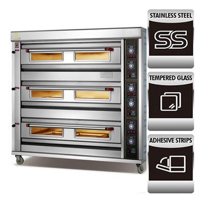Glead Digital Laboratory Tunnelofen zum Kochen von Pizza Pakistan, großer eingebauter Gasbackofen