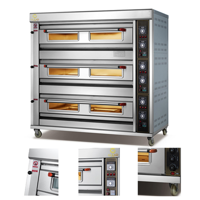 Glead Digital Laboratory Tunnelofen zum Kochen von Pizza Pakistan, großer eingebauter Gasbackofen