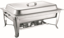 0.65mm Pan Dicke Gewerbliche Kochgeräte 9L Economy Chafer Klappbar