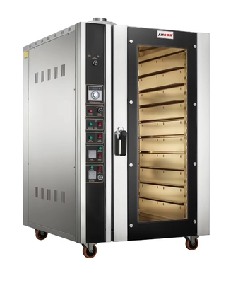 Edelstahl Gewerbliche Backöfen Konvektionsöfen 10 Schalen Elektroproduktivität Flüssiggas/Naturgas