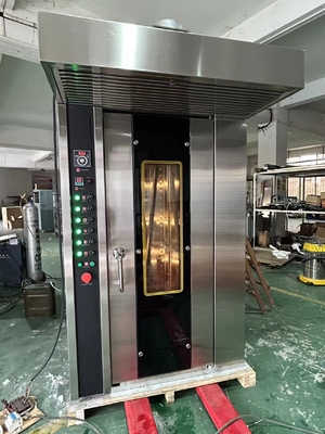 16 Tray Gas Gewerbliche Bäckerei Ofen Drehöfen Einfache Bedienung mit 380V/50Hz Spannung