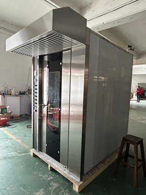 16 Tray Gas Gewerbliche Bäckerei Ofen Drehöfen Einfache Bedienung mit 380V/50Hz Spannung