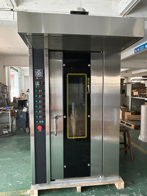 16 Tray Gas Gewerbliche Bäckerei Ofen Drehöfen Einfache Bedienung mit 380V/50Hz Spannung