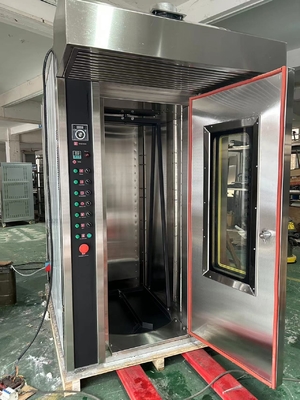 16 Tray Gas Gewerbliche Bäckerei Ofen Drehöfen Einfache Bedienung mit 380V/50Hz Spannung