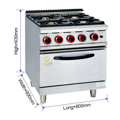 Gas/LPG mit 4,15/5,85 kg/h Verbrauch