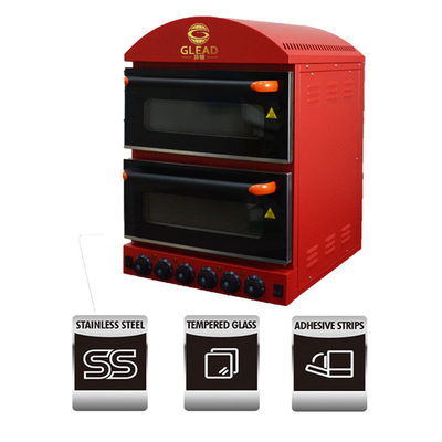 Produktivität Gewerbliche Backgeräte Pizza-Brotmaschine 4kw 220-240V/50Hz-60Hz