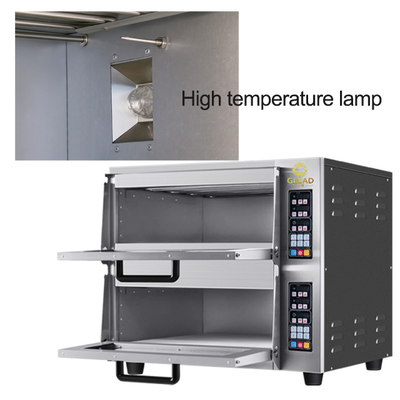 Produktivität 2 Schicht Elektrische Backgeräte 5 kW Leistung A Pizza/Brot-Ofen