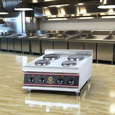 Schwerlast-Quadrat-Kochplatte Gas-/Elektro-Restaurantgeräte Temperaturbereich 0-300.C