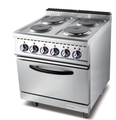 Edelstahl Quadrat Restaurant Kochgeräte GL-ZH-TT-6A Gas/Elektro 220-240V Silber Weiß