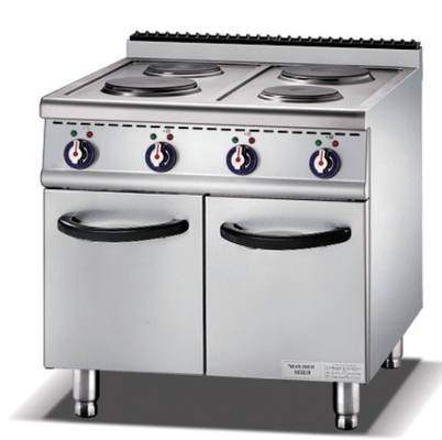Edelstahl Quadrat Restaurant Kochgeräte GL-ZH-TT-6A Gas/Elektro 220-240V Silber Weiß