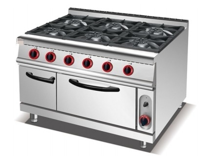 Edelstahl GL-RS-6 Kochgerät NG/LPG 3,95/5,66Kg/h Gasverbrauch