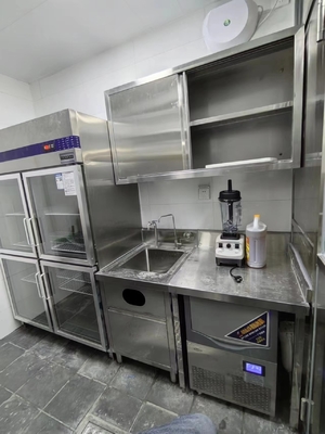 Gewerbliche Gaskamine aus Edelstahl 6 Brenner für schwere Restaurants