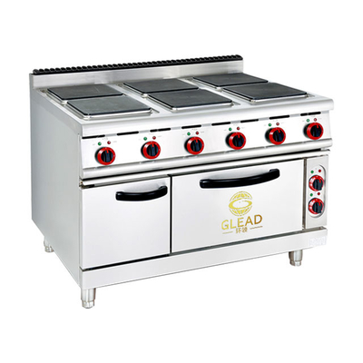Elektrische Kochgeräte für Restaurants Edelstahl Grill GL-TT-6 Modell 29KW Leistung - 176kg