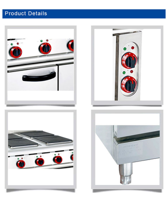 Elektrische Kochgeräte für Restaurants Edelstahl Grill GL-TT-6 Modell 29KW Leistung - 176kg