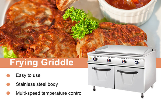 Gewerbliche Edelstahl-Gasgrill mit Schrank
