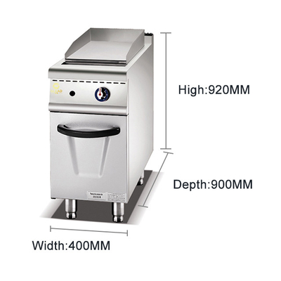 Gewerbliche Gaskette aus Edelstahl 18 Brenner LPG/NG GL-RG-1200 Modell