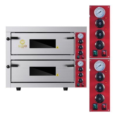 Ausrüstung für die Pizzabackofenherstellung 115 kg Elektrobackofen aus Marmor/Edelstahl