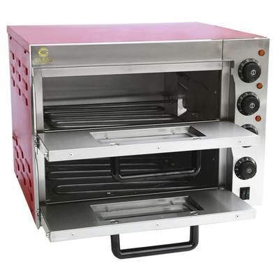 3 kW elektrischer Pizzabackofen Gewerbeausrüstung mit Marmor-/Edelstahlbasis