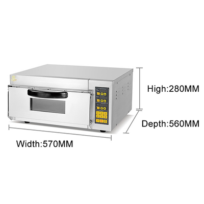220-240V/50Hz-60Hz Spannung 3kw Gewerbliche Backgeräte mit Temperaturbereich von 50-350C