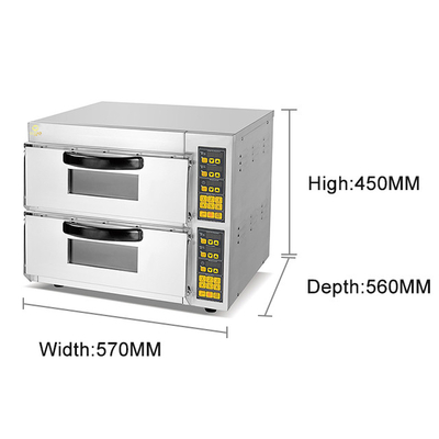 Temperaturgesteuerte Bäckerei- und Gebäckmaschinen für Pizzeria