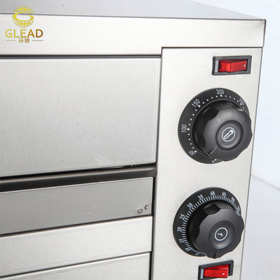 Elektrischer 16-Zoll-Pizzoofen 2460W Backgerät 220V Handelsmodell