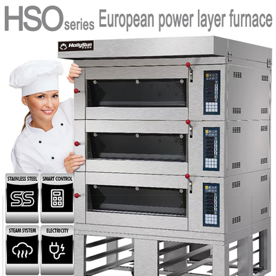 Elektrischer Backöfen Ein 6-Tray-Pizzabäcker mit 20,7 kW Leistung