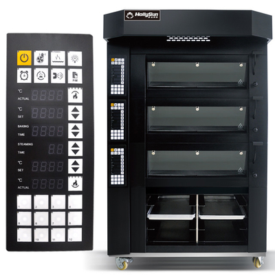 Elektrischer Backöfen Ein 6-Tray-Pizzabäcker mit 20,7 kW Leistung