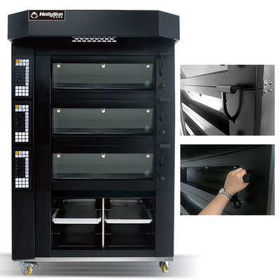 Elektrischer Backöfen Ein 6-Tray-Pizzabäcker mit 20,7 kW Leistung