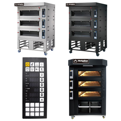 Elektrischer Backöfen Ein 6-Tray-Pizzabäcker mit 20,7 kW Leistung
