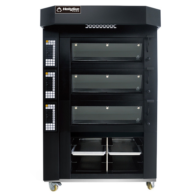 Kapazität Elektrischer Pizzabackofen 20,7kw Gewerbeausrüstung 6 Schalen 380V 50HZ