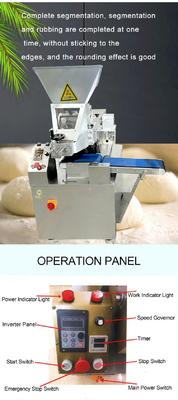 Neue Edelstahl-Bäckerei Teig-Produktionslinie Automatische Croissant Brot Runder Maschine