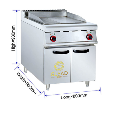 12.5kw Elektrische Kochvorrichtung für Restaurants 220V-380V/50hz-60hz Spannung 214kg Gewicht