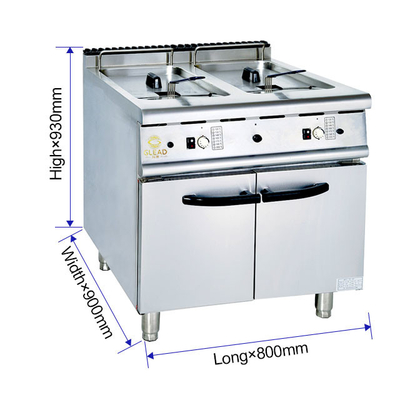 174 kg Kochgeräte für Restaurants 800×900×850 70 mit R13/4 Gasanschluss