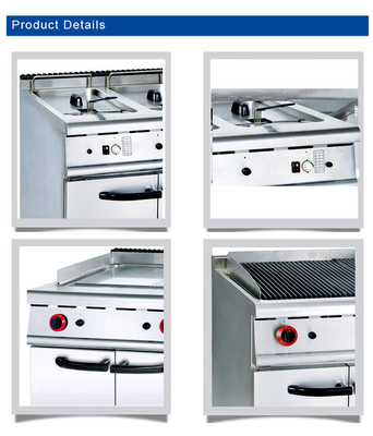 174 kg Kochgeräte für Restaurants 800×900×850 70 mit R13/4 Gasanschluss