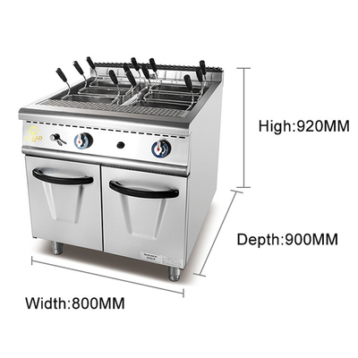 GL-RM-6 Kochgerät für Restaurants mit LPG/NG-Stromversorgung und 340x550x270/30x2L Tankgröße