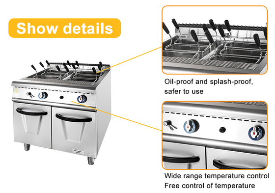 GL-RM-6 Kochgerät für Restaurants mit LPG/NG-Stromversorgung und 340x550x270/30x2L Tankgröße