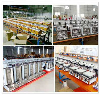 800×900×850 70 Edelstahl-Fastfood-Küchengeräte für die Produktion in hohem Volumen