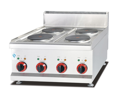 Gewerblicher Gaskocher mit 4 Brennern für den Suppenboden Standgaskocher - Temperaturbereich 100-400°F