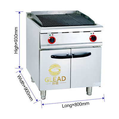 17 LPG/NG GL RH Gasgrill mit Schrank R13/4 Anschluss 1,2/1,76 kg/h Gasverbrauch
