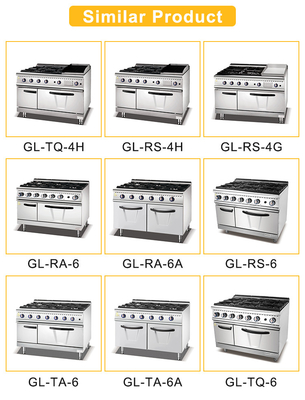 800×900×850 70 Kochgeräte für Restaurants mit LPG/NG-Stromversorgung und R13/4 Gasanschluss Gas indirekte Jacke Boilli