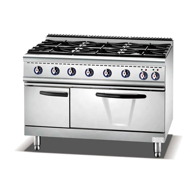Gaszähler für Restaurants Top Pasta Kocher Edelstahl Modell GL-K6015R - 1/1.2 LPG/NG