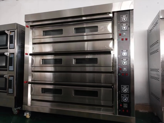 Gasbetriebene 9-Tray kommerzielle Gas-Deck-Ofen für die Küche Kochen