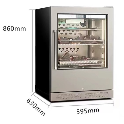 168L Hotelfreeschale Schwarze Schale 160W Kompressor Luftkühlung Einzeltemperaturzone Leichte Wartung