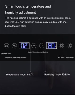 168L Hotelkühlschrank mit einer einzigen Temperaturzone 160W Leistung Edelstahl Tür Liner